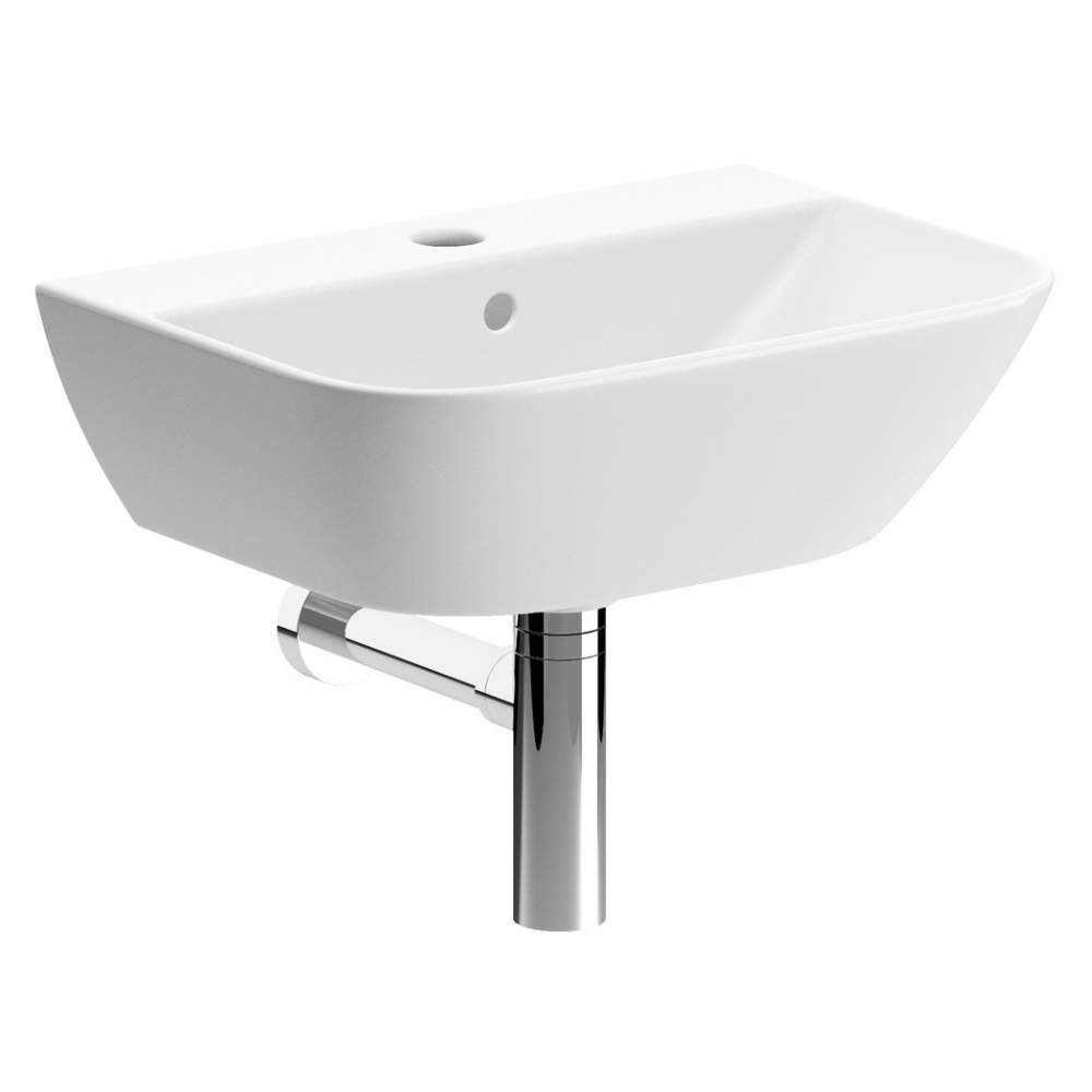 Crest 450x320mm 1TH Cloakroom Basin & Bottle Trap, RDBS1780