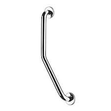 Croydex Angled Grab Bar 600mm Chrome - Steel