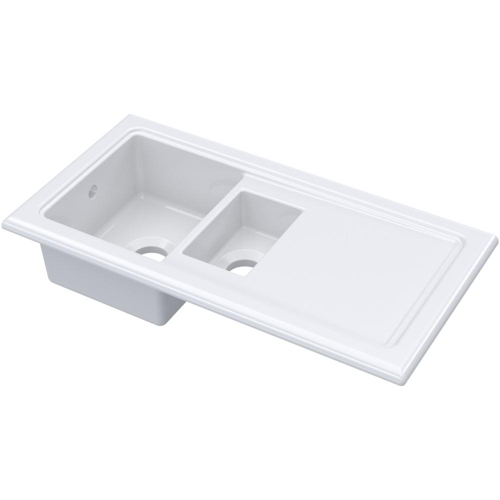 NUIE Countertop Sink 1.5 Bowl 1010 x 525mm