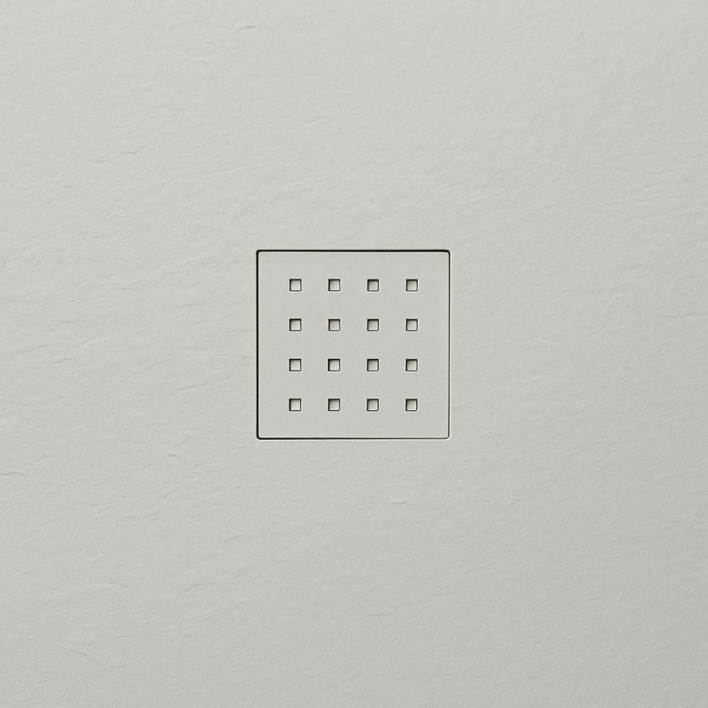 Doccia Lipari 900 x 900mm White Slate Shower Tray