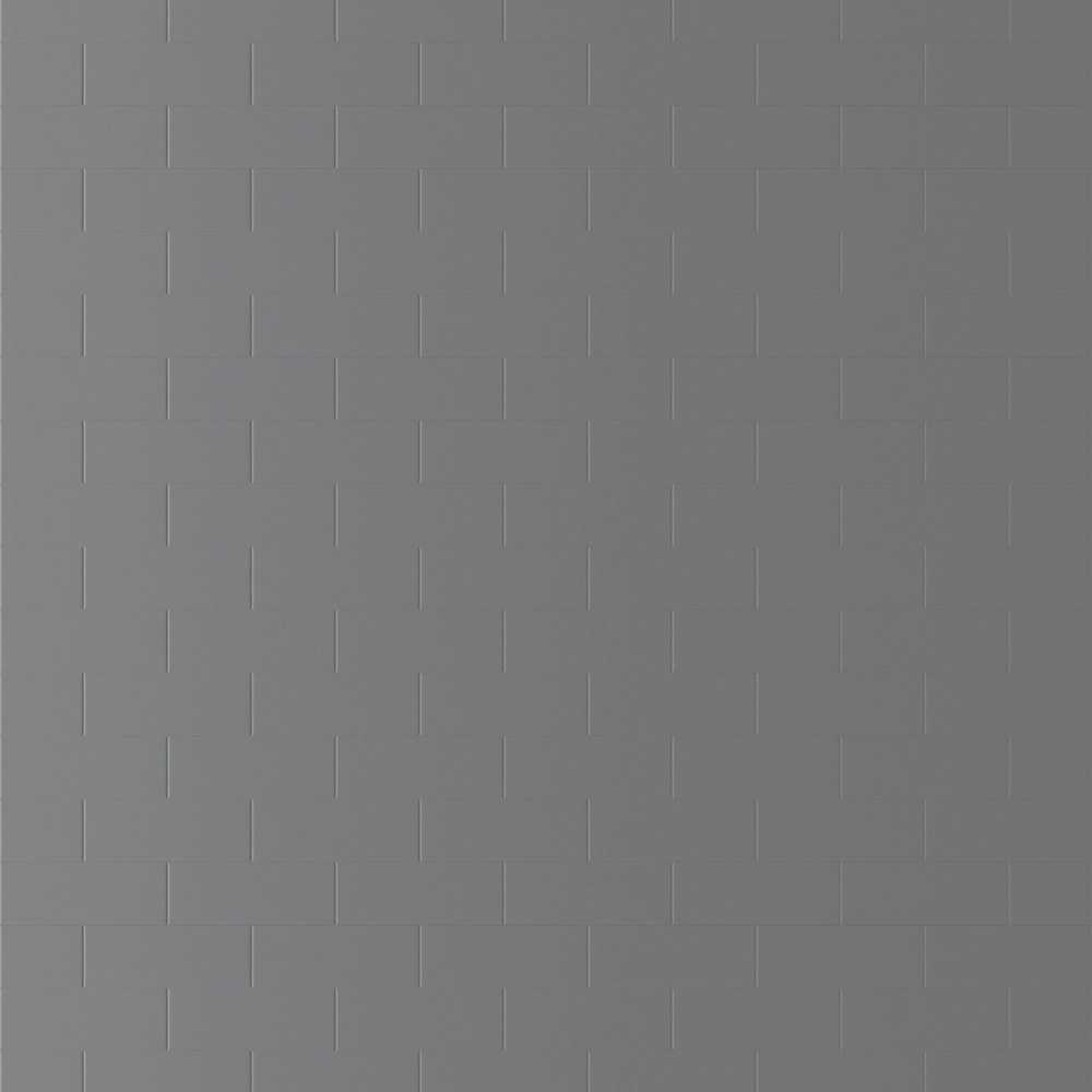 Dove Grey Showerwall Compact Tile Effect Wall Panel - 1220 x 2400mm