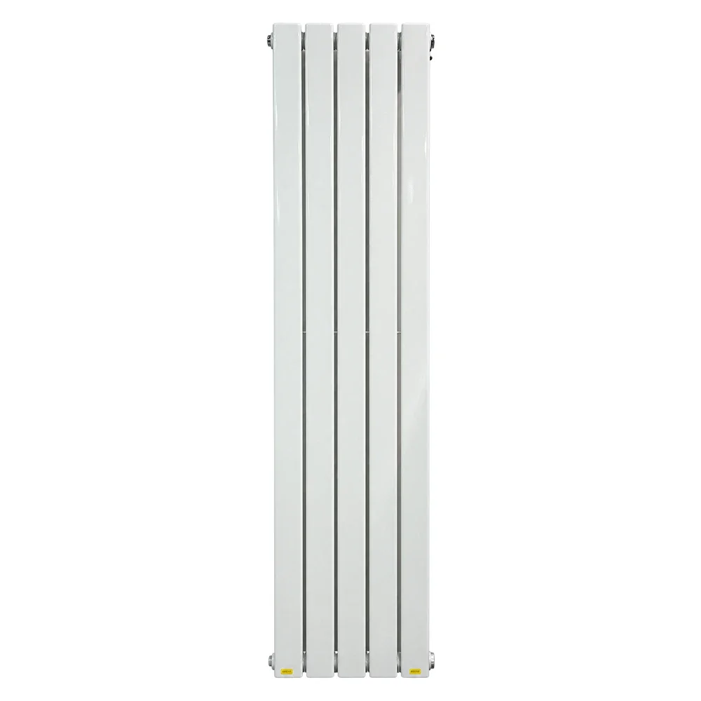 DQ Heating Tornado Single Sided 1771 x 306mm Designer Radiator White Gloss