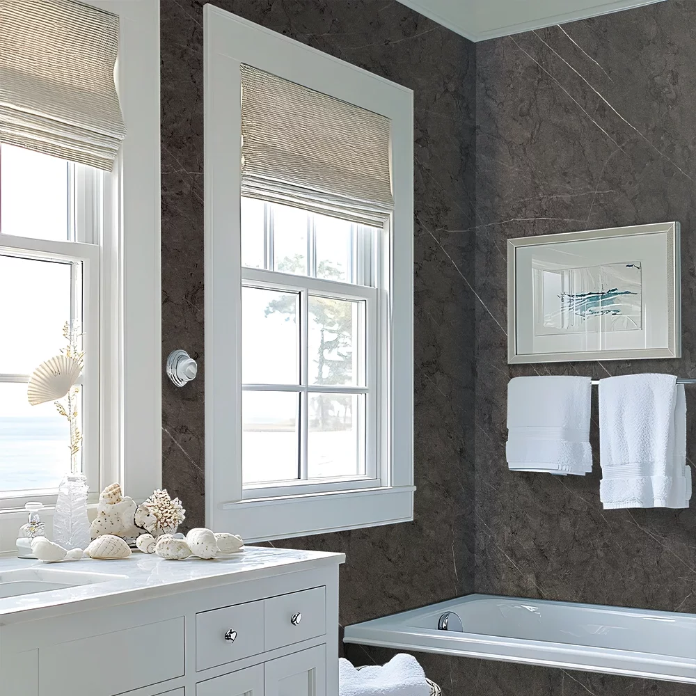 Durapanel Nero Graphite 1200mm Bathroom Wall Panel By JayLux