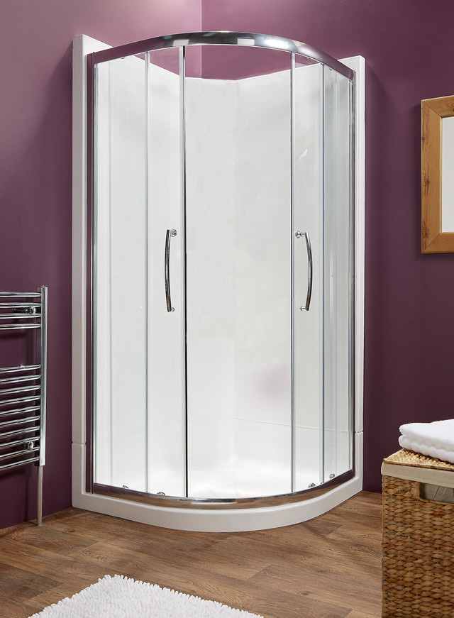 Kubex Eclipse Range Shower Pod - 835mm - Double Door Quadrant
