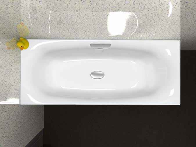 Carron Echelon - Carronite - Double Ended Bath - 1800 x 800mm - With Tap Ledge