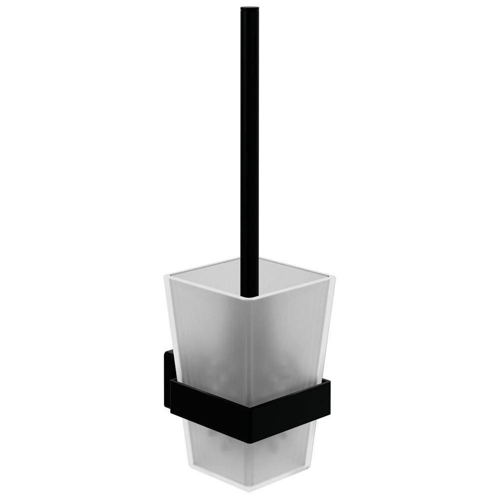 Villeroy & Boch Elements Striking Toilet Brush & Holder Matt Black