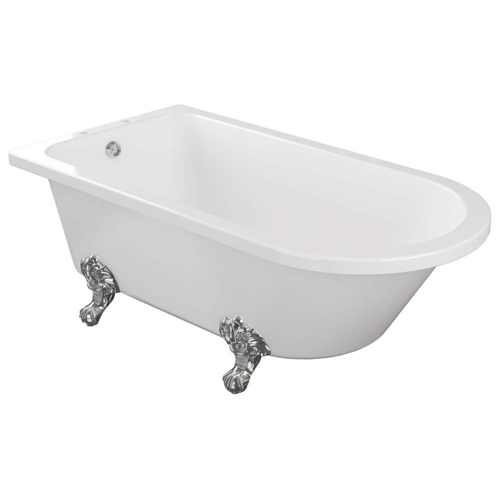 Elizabeth 1700mm Traditional Freestanding Bath with Chrome Feet