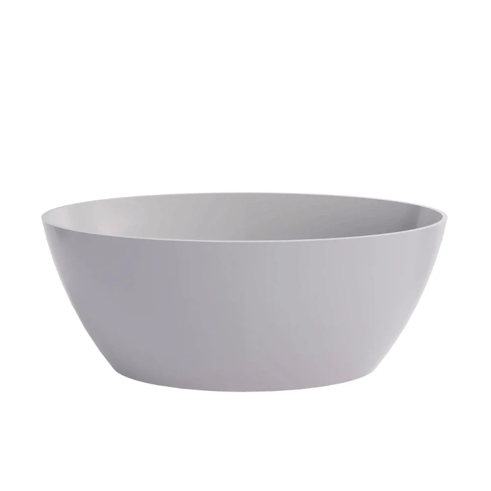 Projekt Esseta Silk Matt Cian Solid Surface Freestanding Bath, 1510 x 760 By BC Designs