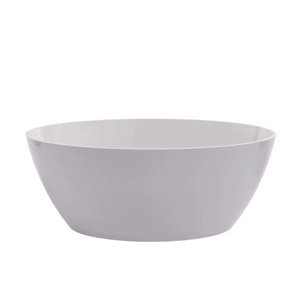 Projekt Esseta Polished Cian Solid Surface Freestanding Bath, 1510 x 760 By BC Designs