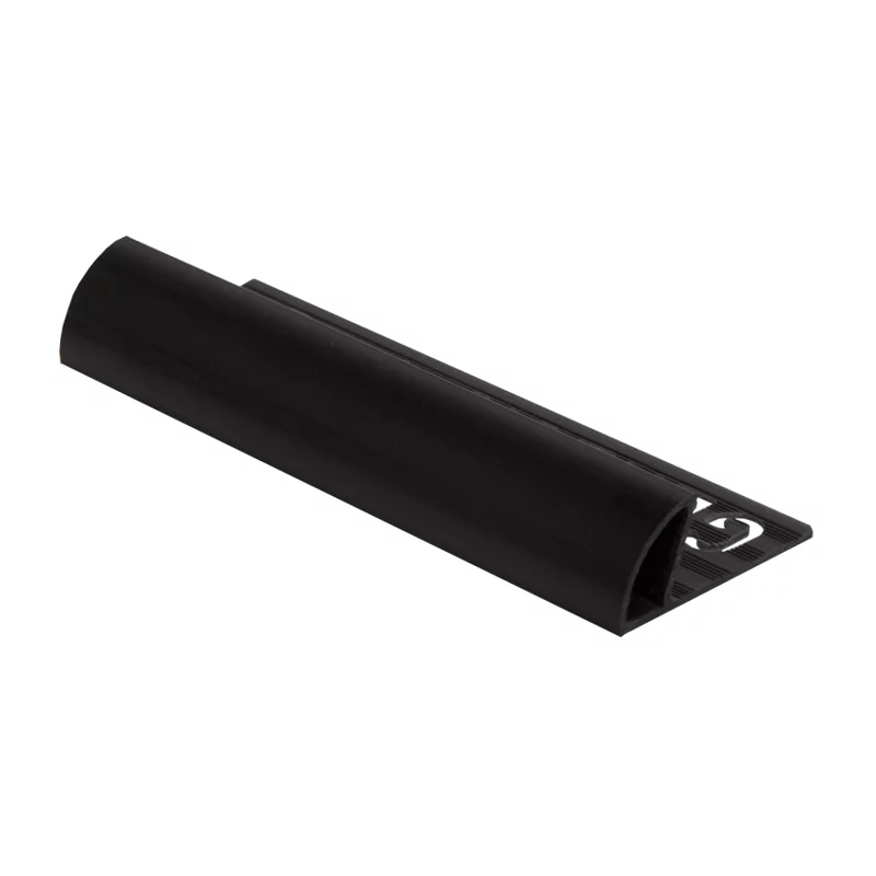 Genesis 10mm Black PVC Quadrant Tile Trim Regular 2.5m