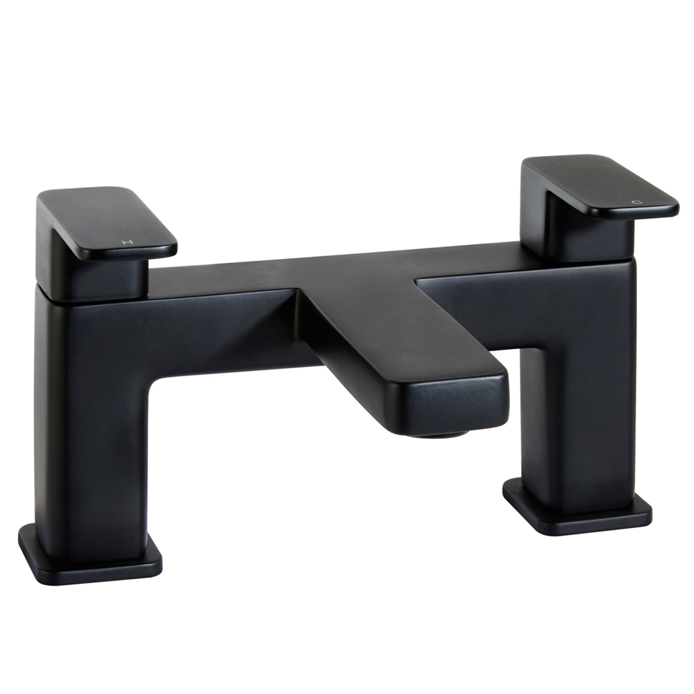 Fife Black Bath Filler Tap - Highlife Bathrooms