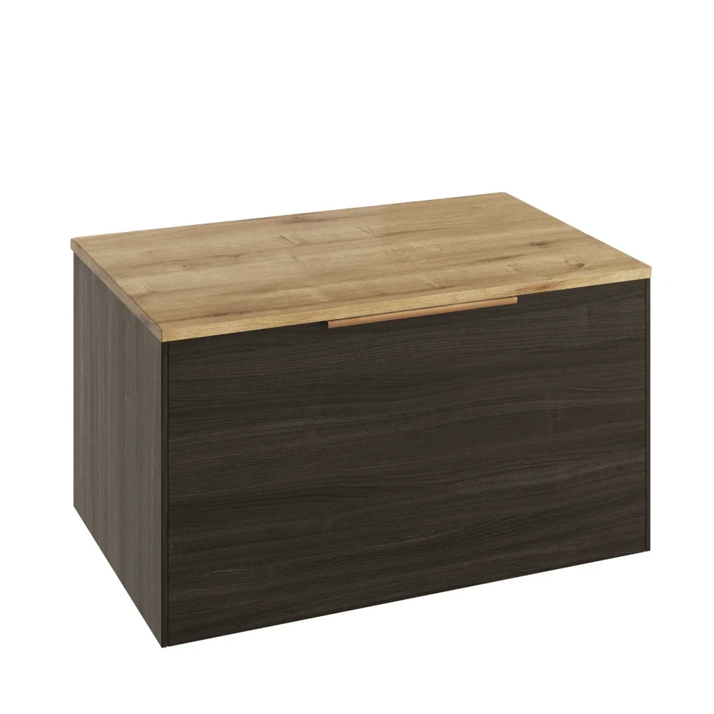 Abacus S3 Concepts Wall Hung Vanity Unit 800mm - Wood Lava