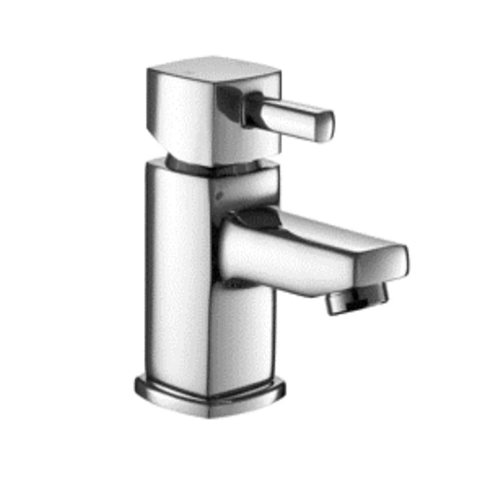 Gio Block Mini Mono Basin Mixer & Waste
