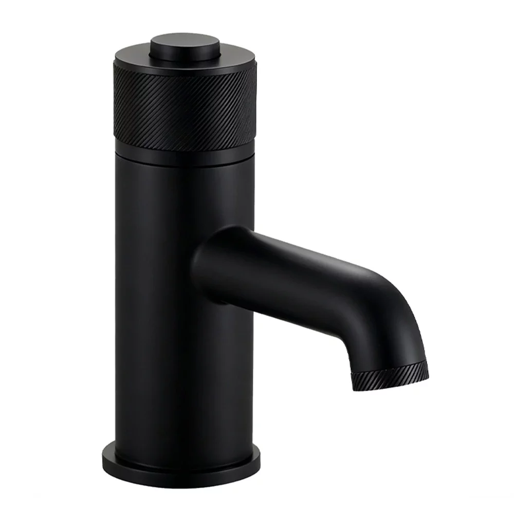 Gio Halo Black Mono Basin Mixer & Waste