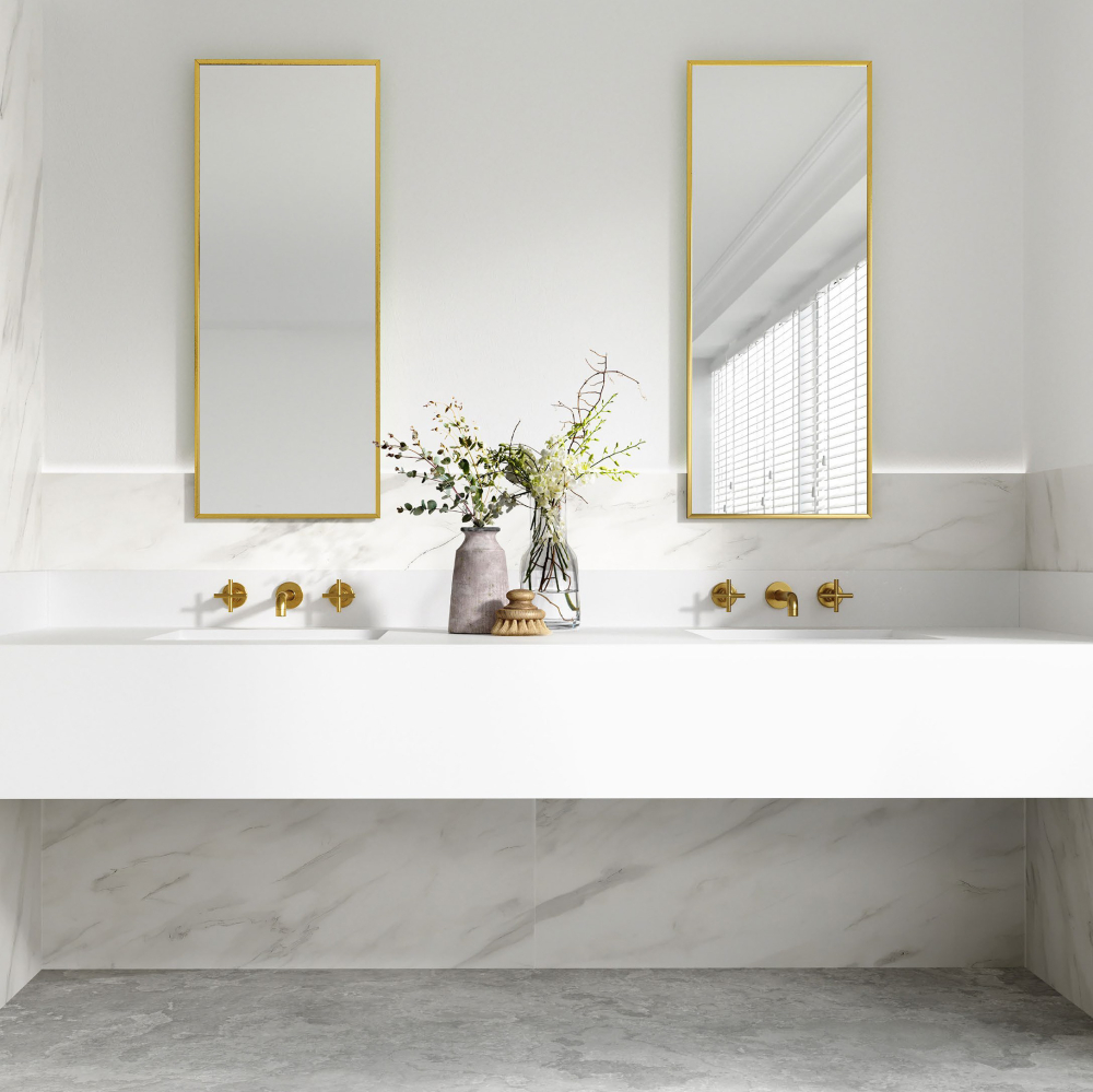 Gold Calacatta HydroSafe Waterproof Bathroom Wall Panels