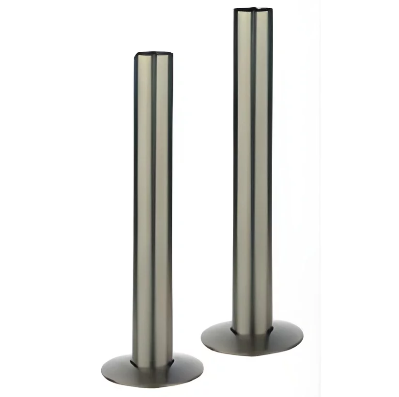 Gun Metal Pipe Snap 15mm Radiator Pipe Covers & Collars 