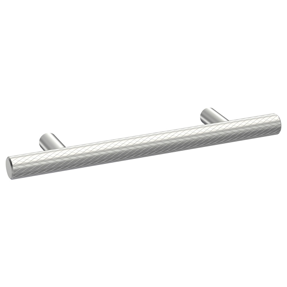 Nuie Knurled Satin Chrome 155mm Handle
