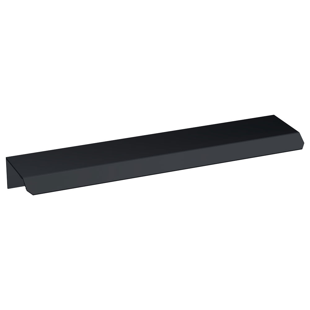Nuie Matt Black 150mm Finger Pull Handle