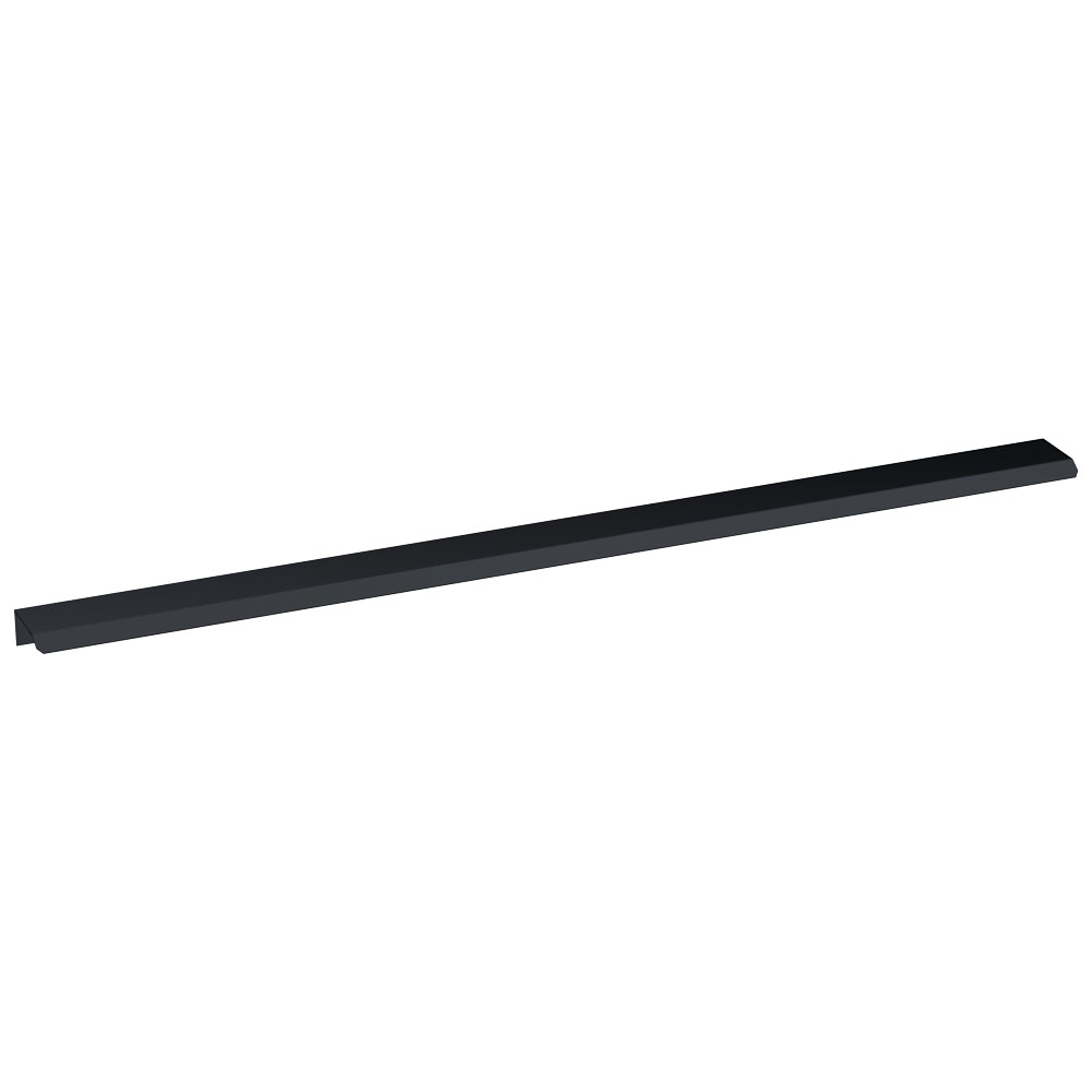 Nuie Matt Black 500mm Finger Pull Handle