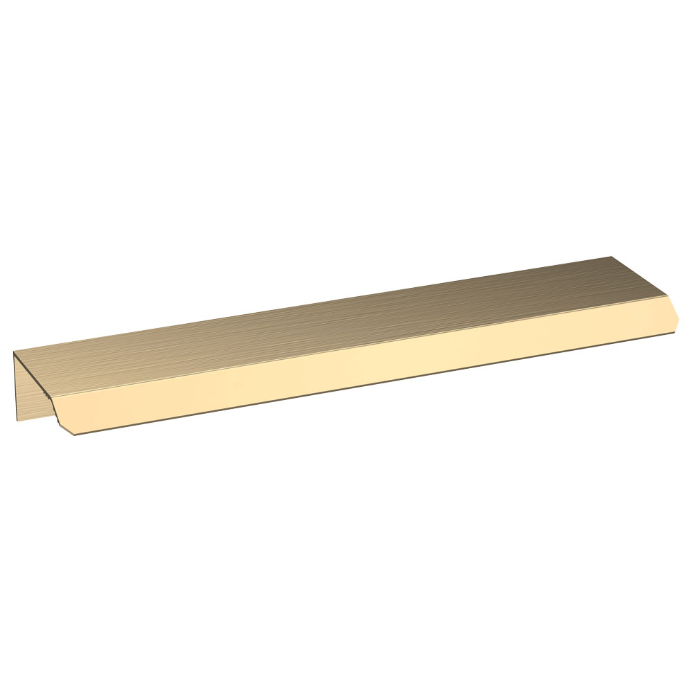 Nuie Brushed Brass 150mm Finger Pull Handle