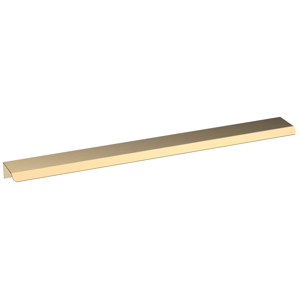 Nuie Brushed Brass 300mm Finger Pull Handle