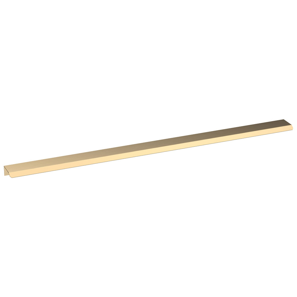 Nuie Brushed Brass 500mm Finger Pull Handle