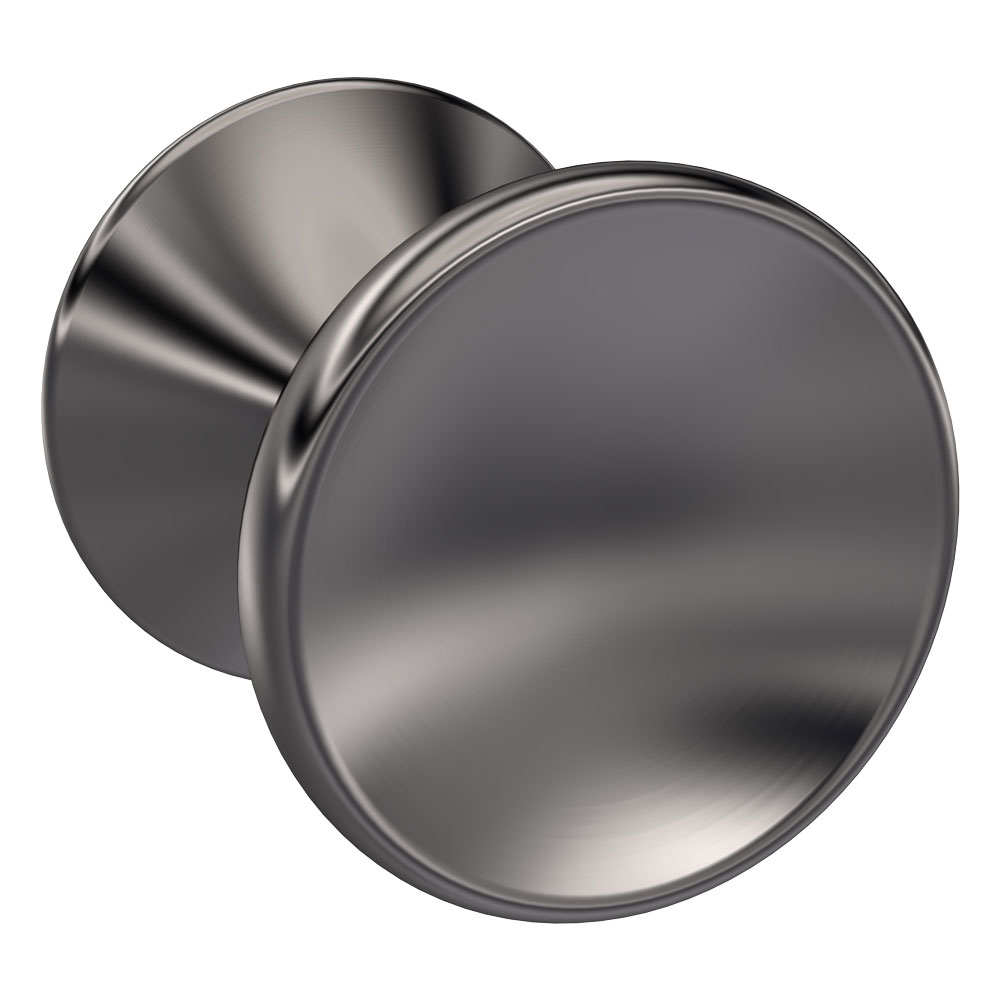 Nuie Brushed Pewter Indented Knob