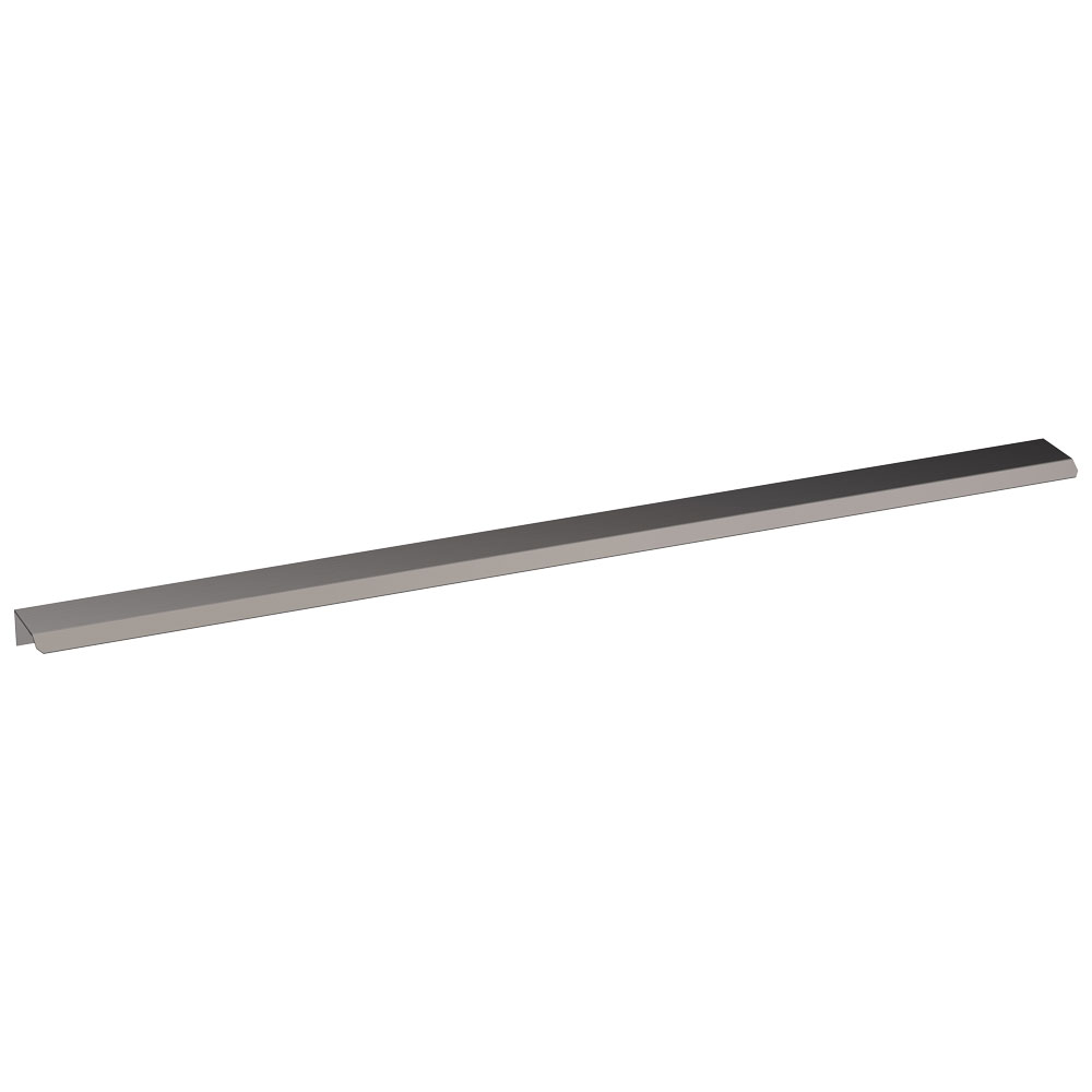 Nuie Brushed Pewter 500mm Finger Pull Handle