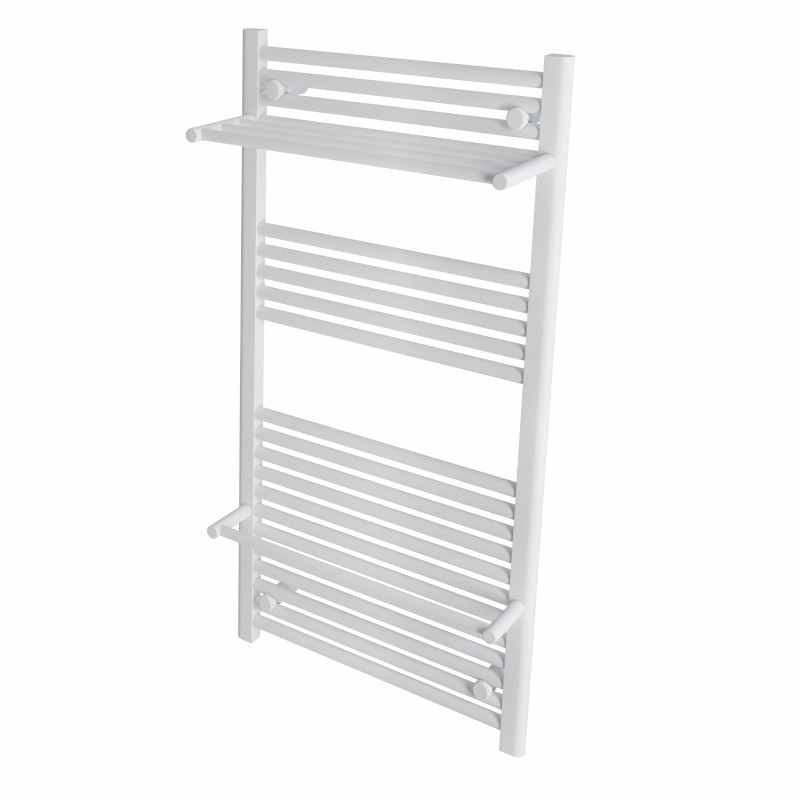 Haddenham Matt White Towel Rail 1200 x 600mm - Eastbrook