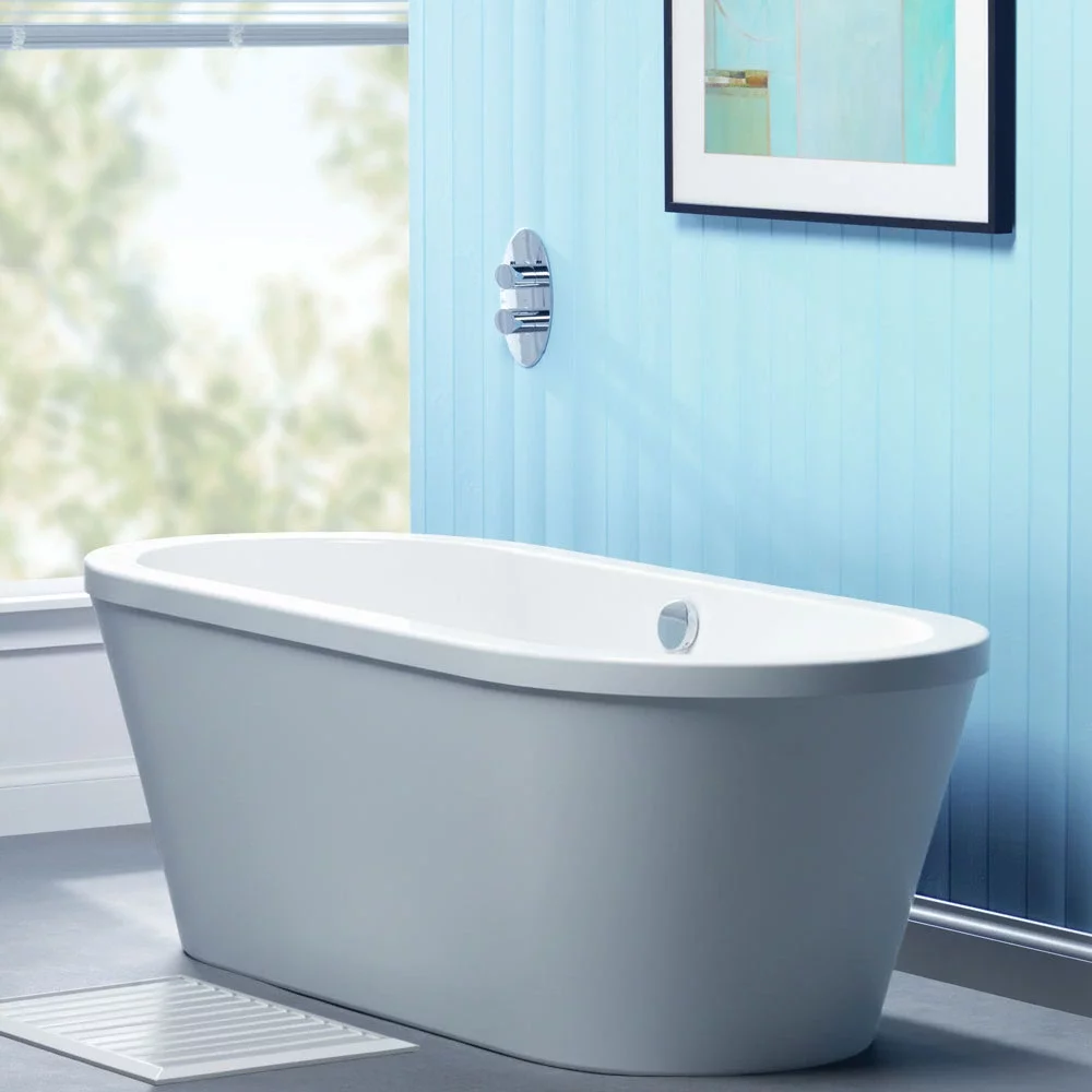 Carron Halcyon 1750 x 800 White Freestanding Bath - Reinforced Carronite