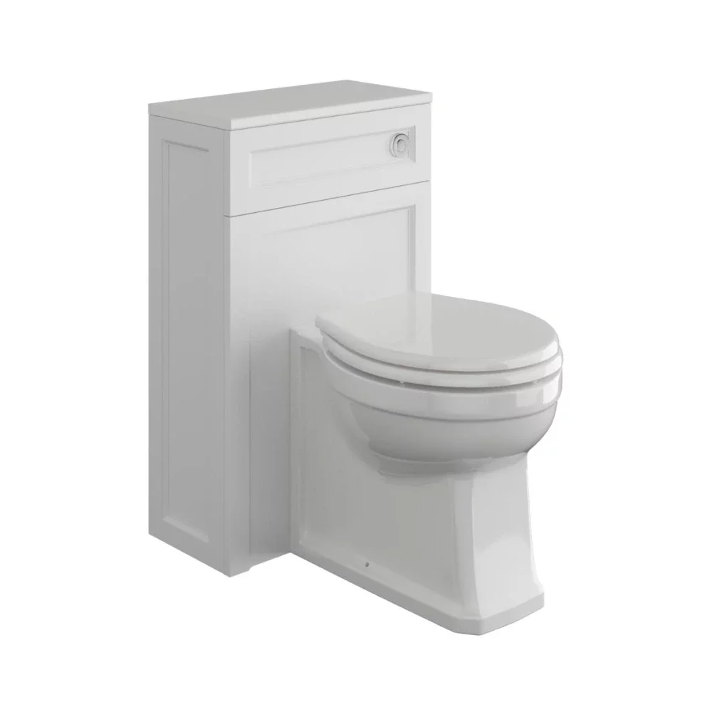 Harrogate Arctic Traditional White Toilet Unit