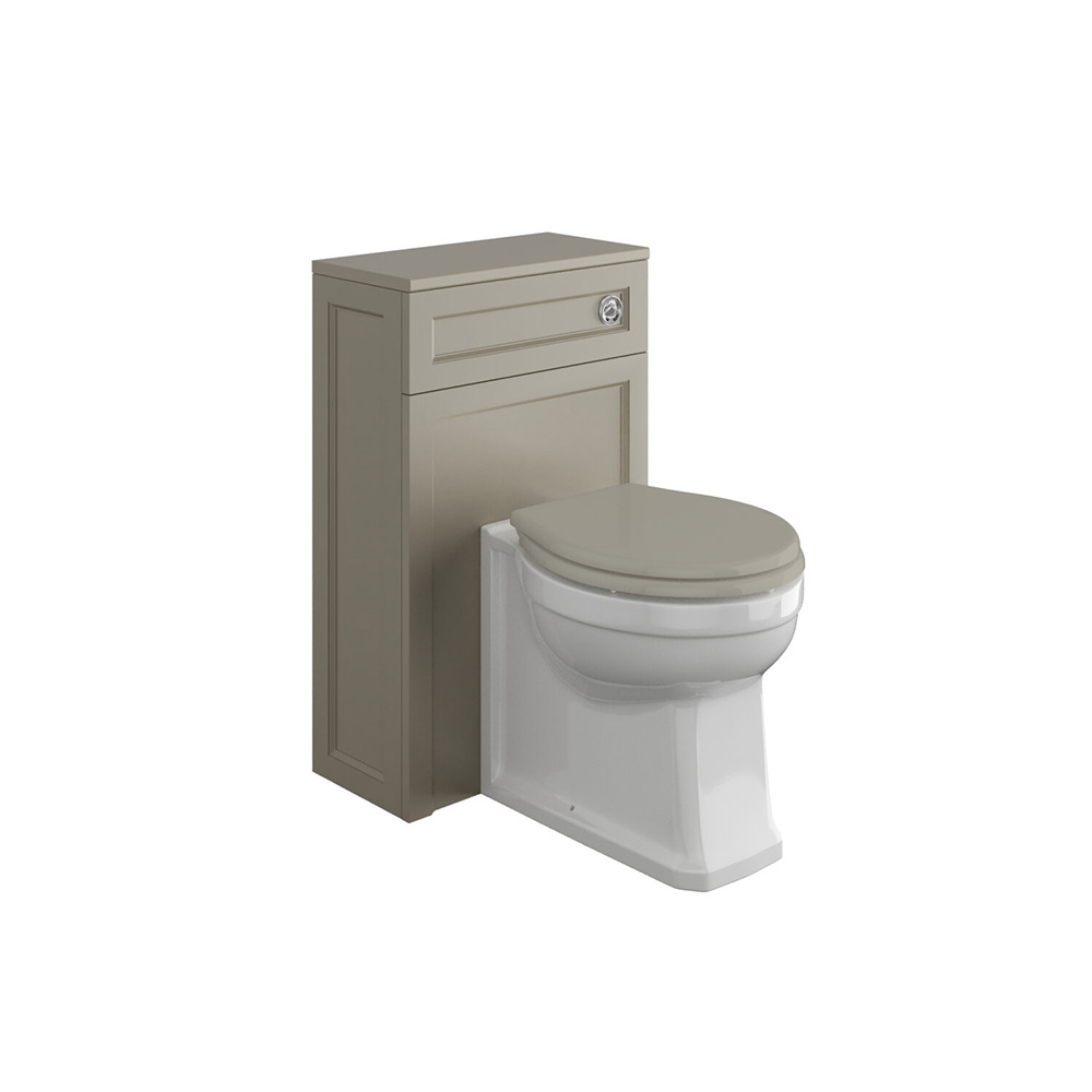 Harrogate Dovetail Grey Toilet Unit
