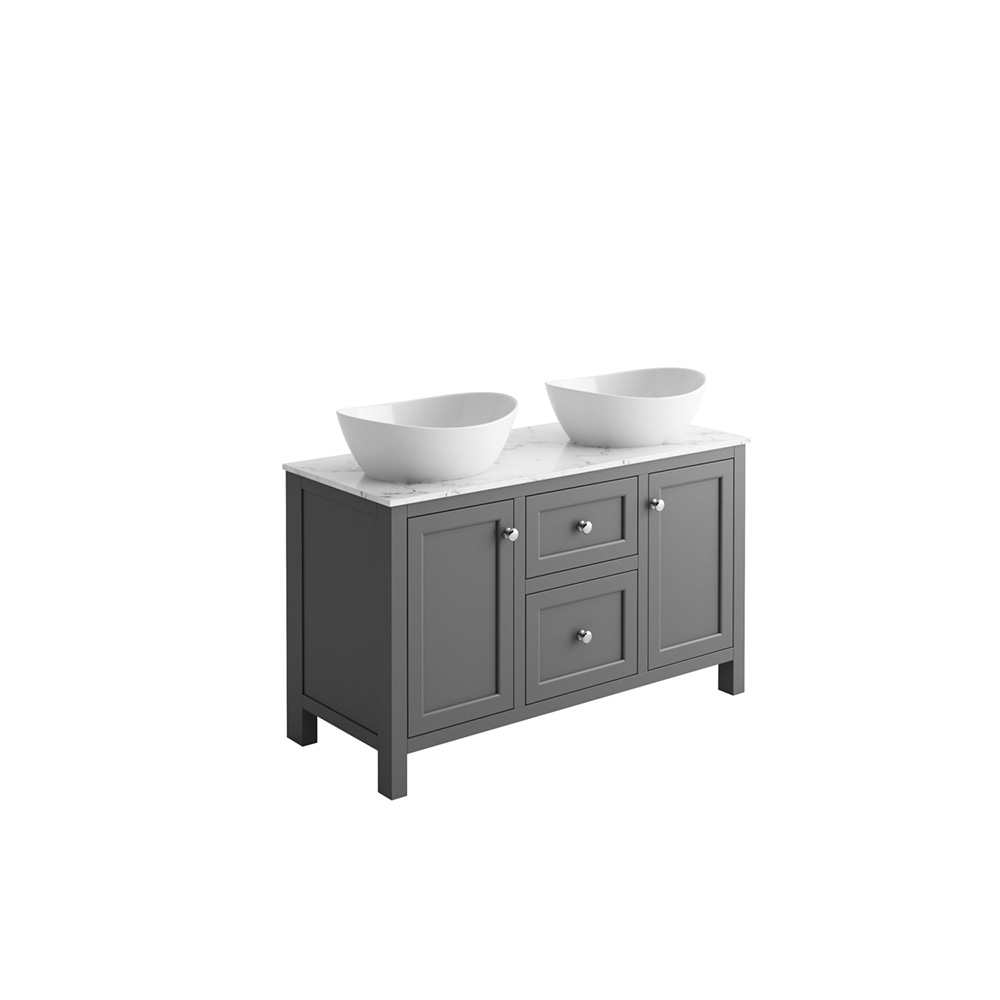 Harrogate Montpelier 1200 Spa Grey Vanity Unit