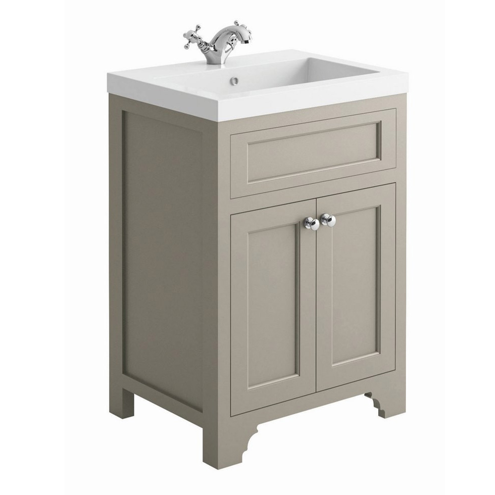 Harrogate Ripley 600 Dovetail Grey Vanity Unit