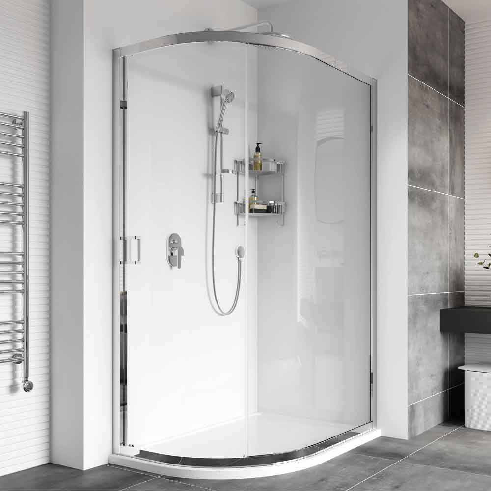Haven8 800 x 1200mm One Door Quadrant Shower Enclosure
