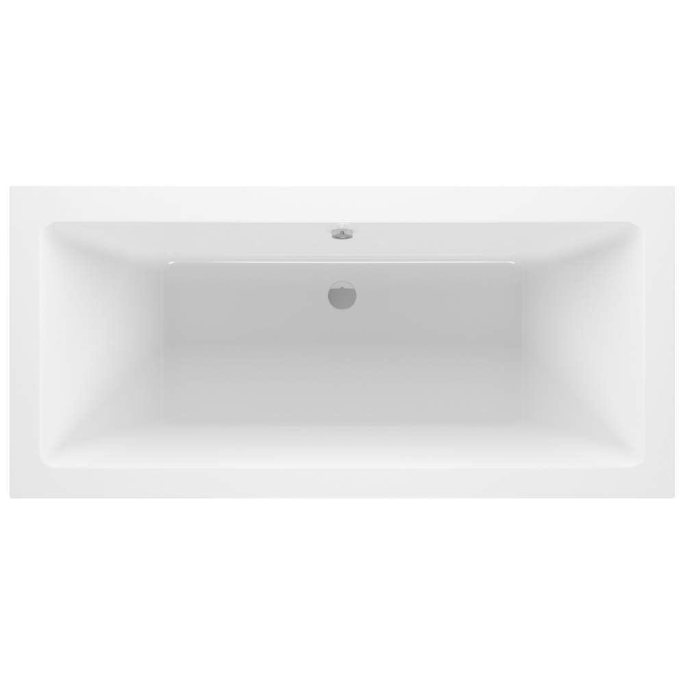 Hook Square 1700x800 Double Ended Bath & Legs