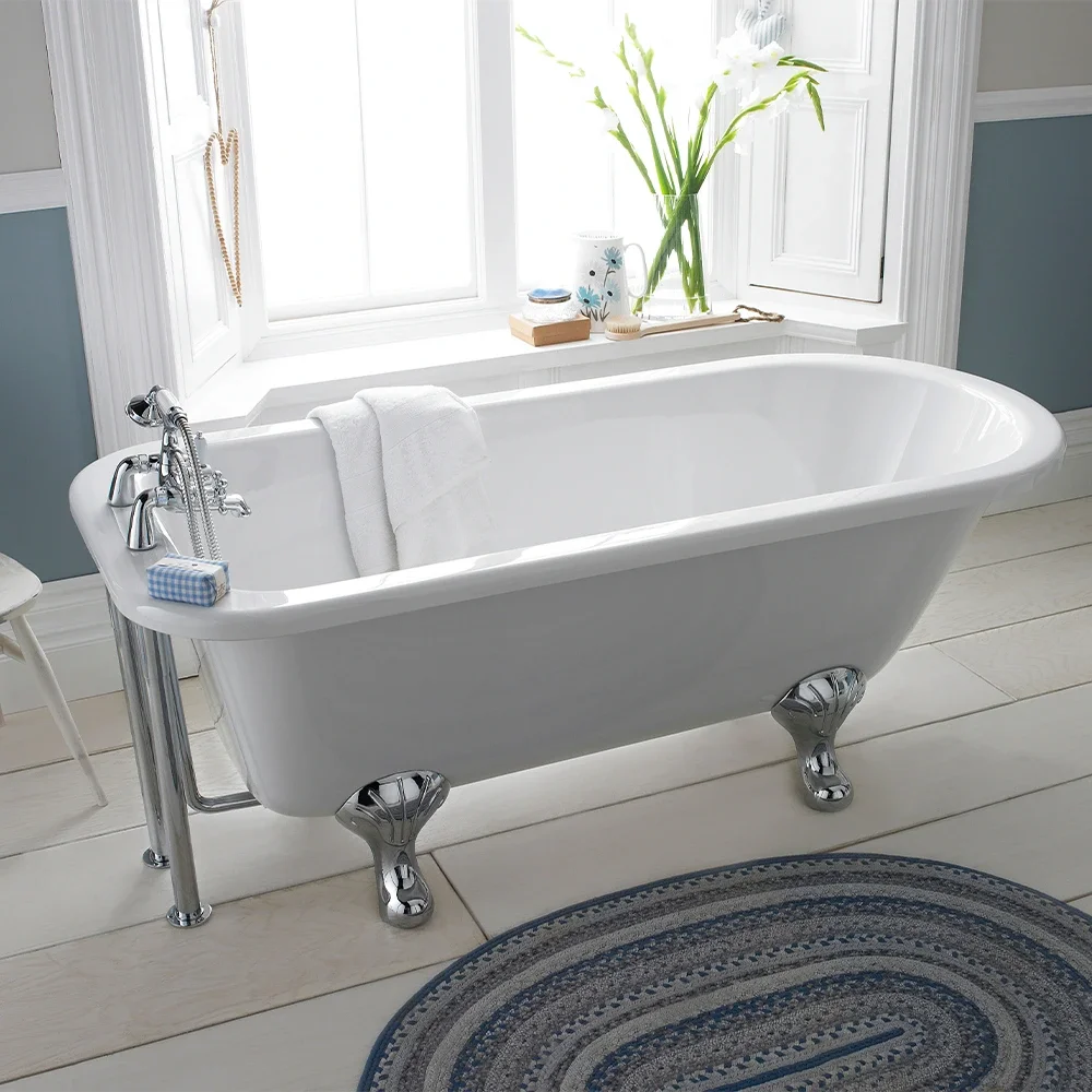 Hudson Reed Barnsbury 1690 x 750mm Freestanding Bath With Corbel Legs