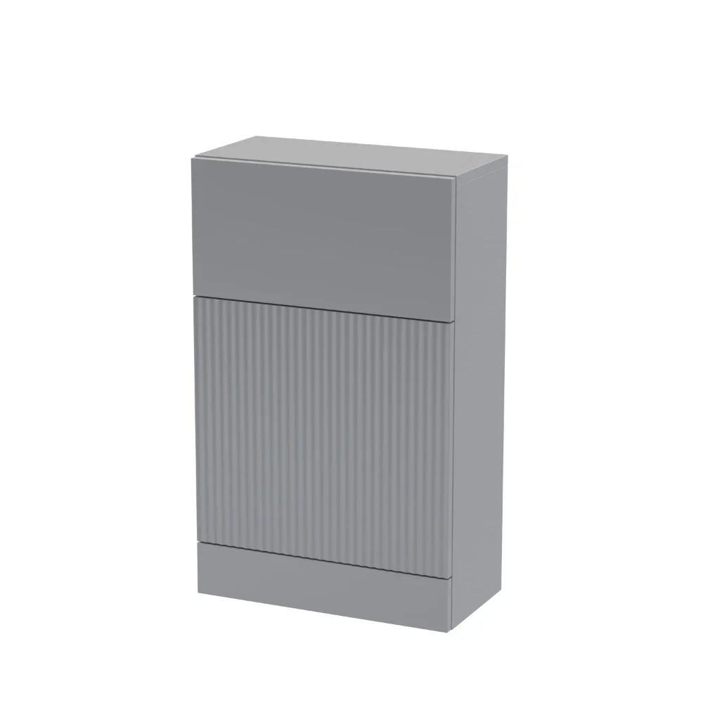 Hudson Reed Fluted 500 Satin Grey WC Unit