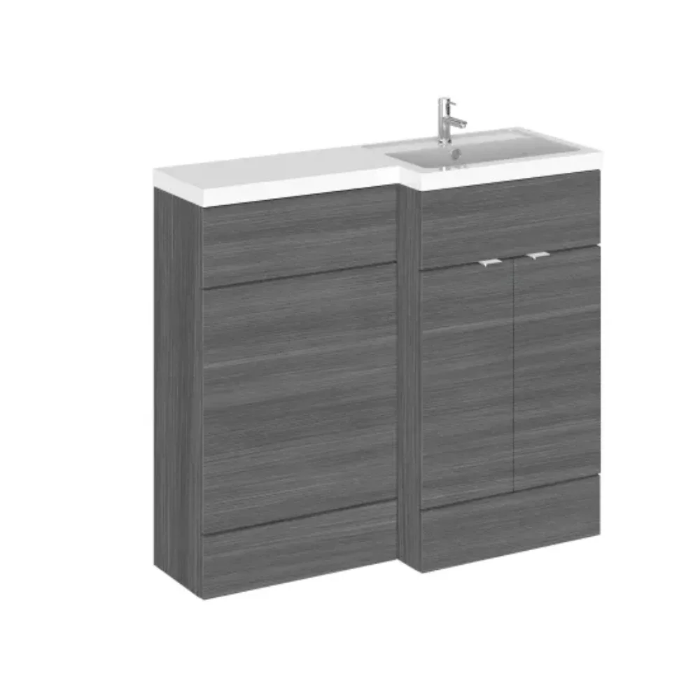 Hudson Reed Fusion Anthracite 1000 RH Combination Unit & Basin