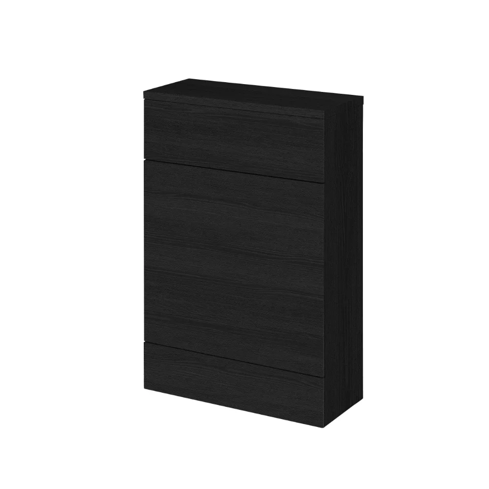 Hudson Reed Fusion Black 600mm WC Unit & Matching Top