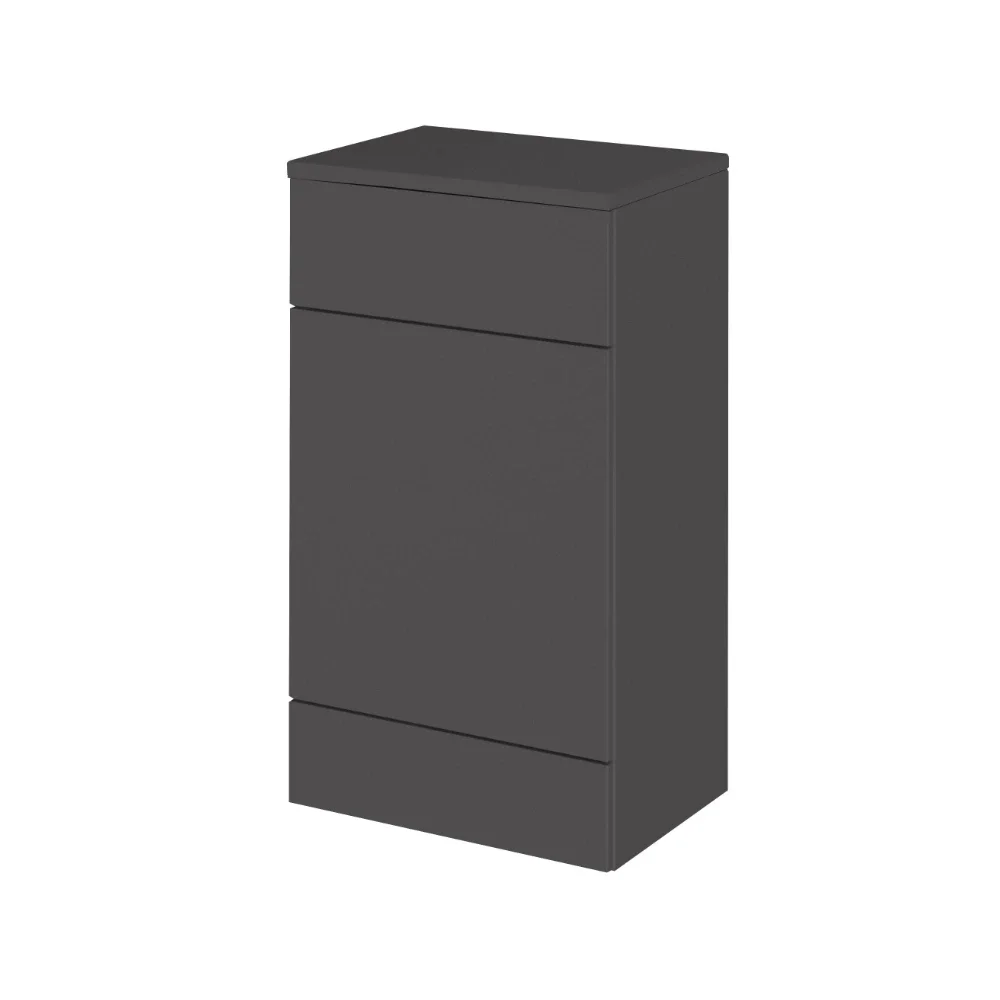Hudson Reed Fusion Gloss Grey 500 WC Unit & Top