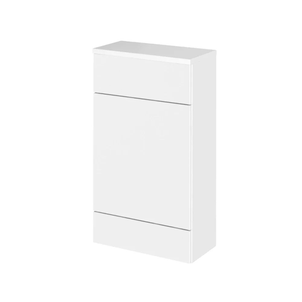 Hudson Reed Fusion Gloss White 500mm WC Unit & Matching Top