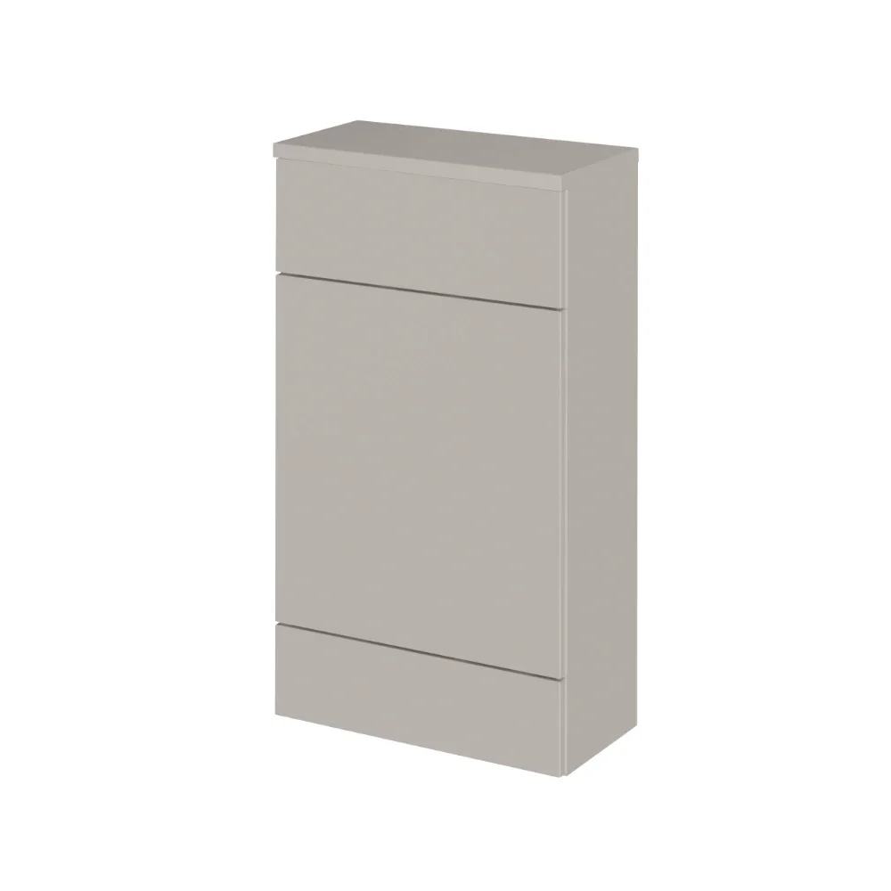 Hudson Reed Fusion Pebble Grey 500mm WC Unit & Matching Top