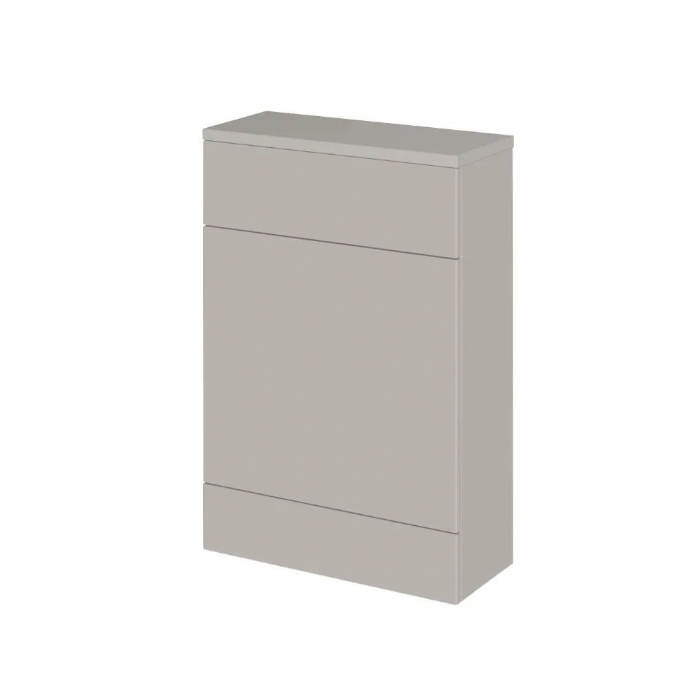 Hudson Reed Fusion Pebble Grey 600mm WC Unit & Matching Top