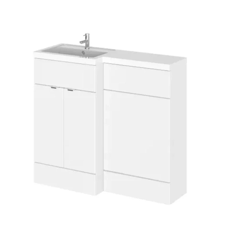 Hudson Reed Fusion White 1000 LH Combination Unit & Basin