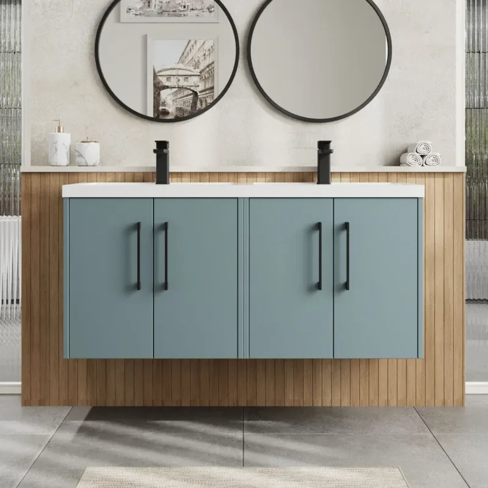 Hudson Reed Juno 1200 Grey Wall Hung Vanity Unit