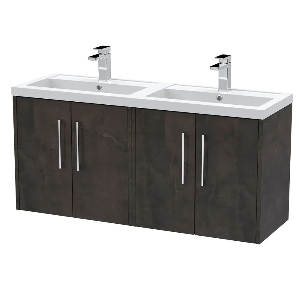 Hudson Reed Juno 1200 Slate Wall Hung Vanity Unit