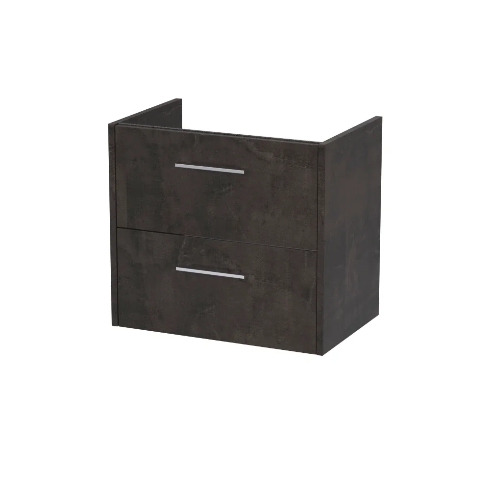 Hudson Reed Juno 600 2 Drawer Slate Wall Hung Vanity Unit