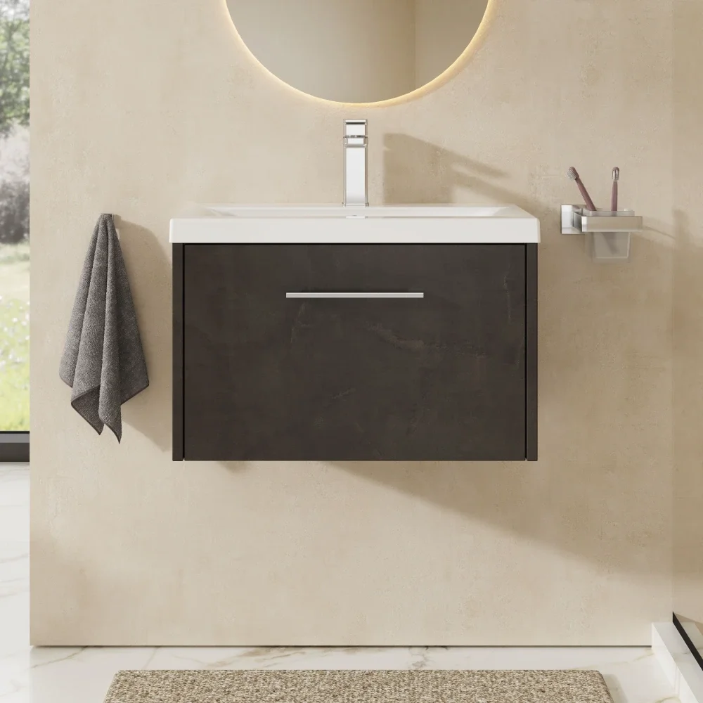 Hudson Reed Juno 600 Slate Wall Hung Vanity Unit
