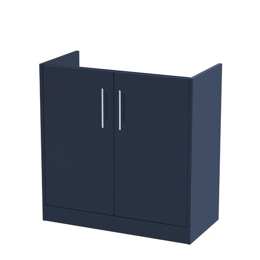 Hudson Reed Juno 800 Blue 2 Door Floor Standing Vanity Unit